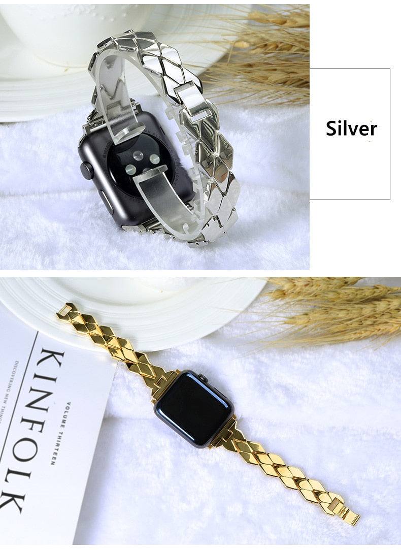 Stainless Steel Bracelet Band For Apple Watch - Premium Apple Watch Accessories from Dressmycell.com - Just $26.00! Shop now at Dressmycell.com Stainless Steel Bracelet Band For Apple Watch - Premium Apple Watch Accessories from Dressmycell.com - Just $26.00! Shop now at Dressmycell.com